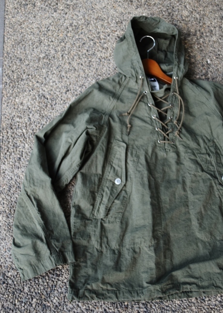 SALE！！　　40’s US NAVY DECK RAIN PARKA　　SAGE DE CRET_d0152280_22152991.jpg