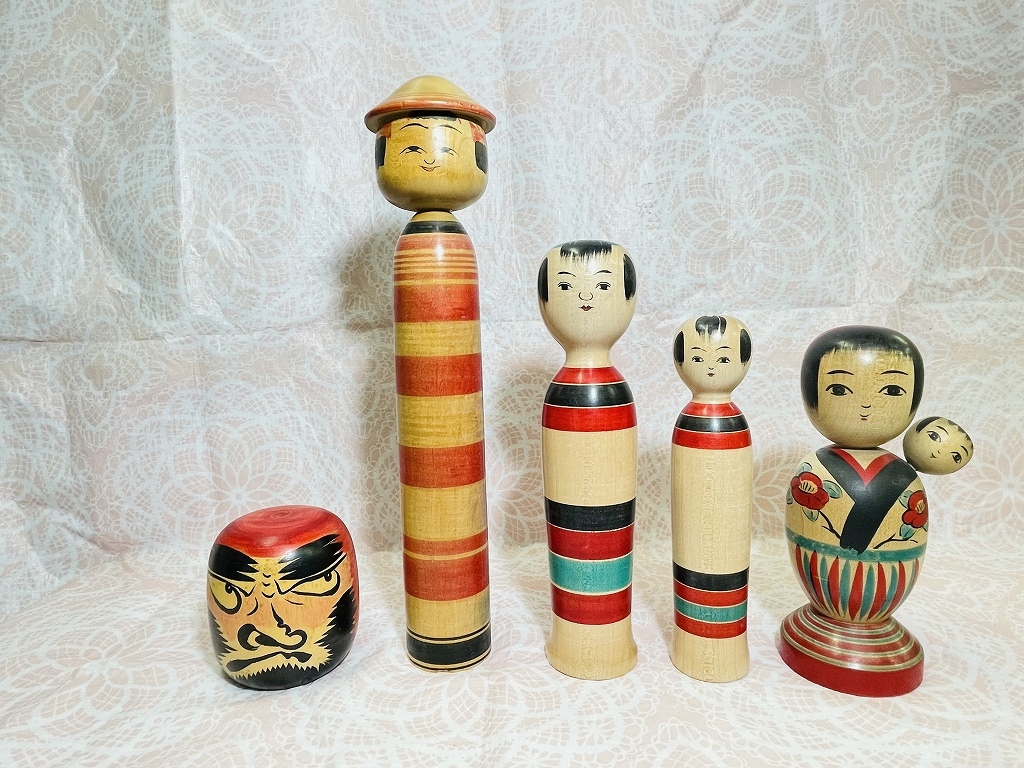 マトリョーシカこけし | 伝統こけし製作工房 木地処さとう