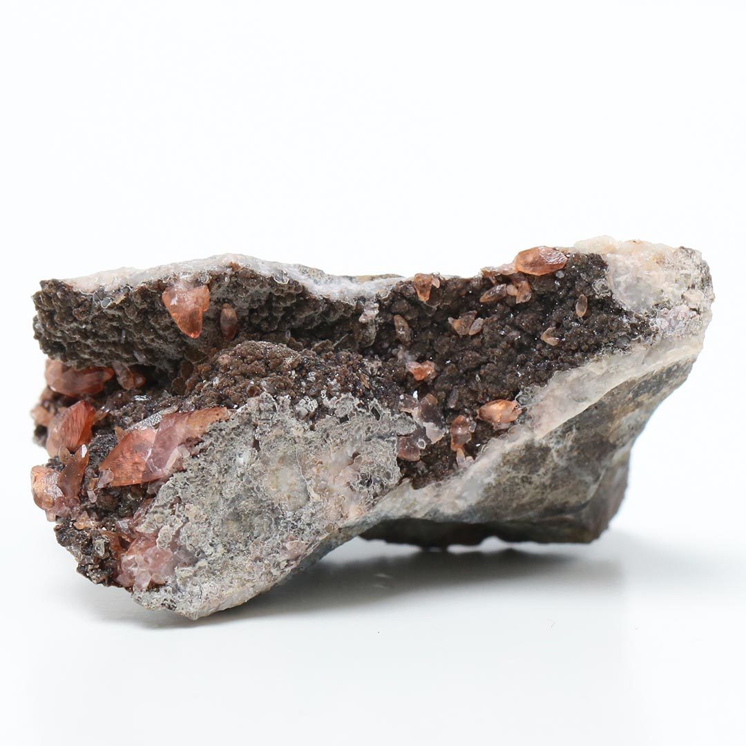 結晶の形も楽しめる！ペルー産ロードクロサイト原石 : 石の音