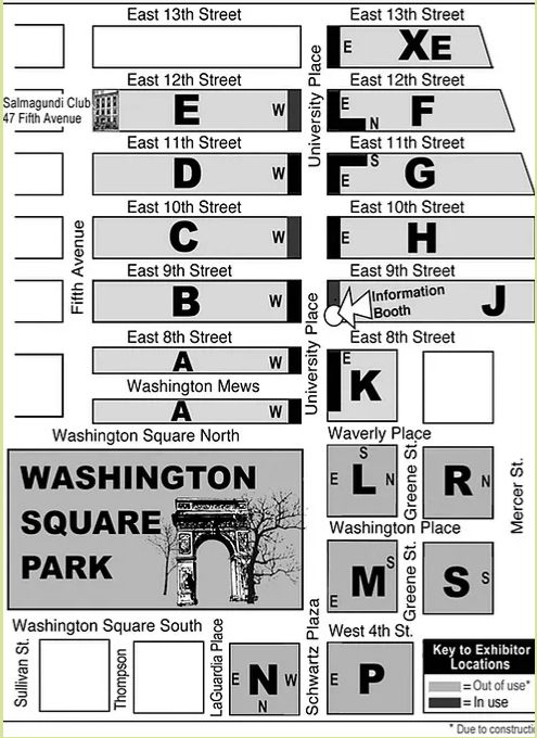 1931年から90年超続くNYの野外アート展、Washington Square Outdoor Art Exhibit_b0007805_04234261.jpg