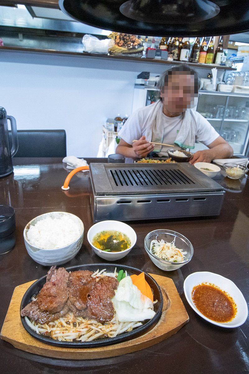 焼肉 たかちゃんで、ステーキランチ_a0077663_15185643.jpg