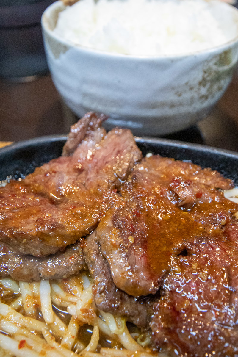 焼肉 たかちゃんで、ステーキランチ_a0077663_15190263.jpg