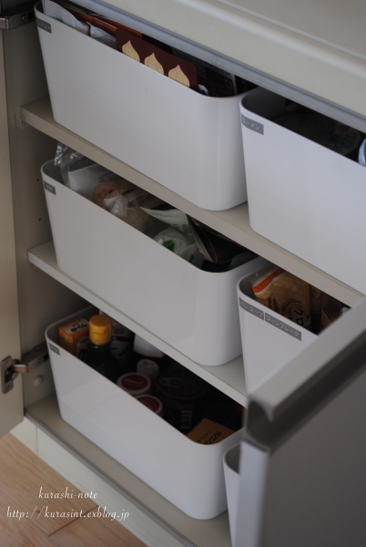 【無印】ファイルボックスで * 増えた食品ストックの収納_b0351624_15165481.jpg