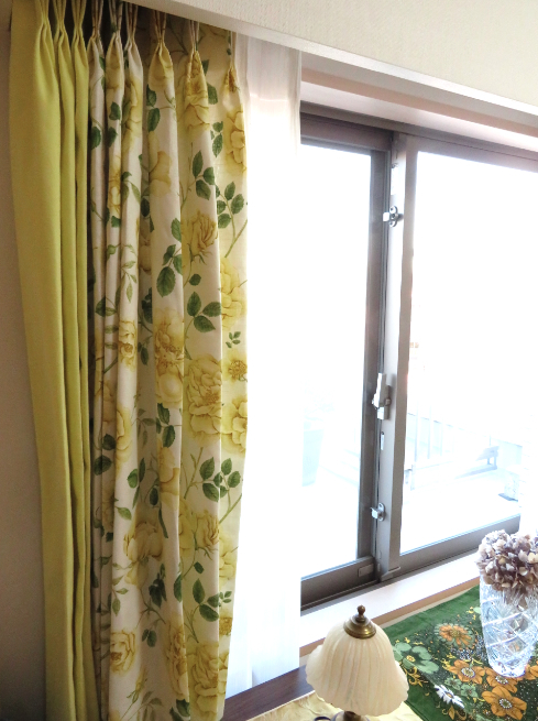 サンダーソンのカーテン『ロザリエ』を納めました　by interior styling of bright_c0157866_20355392.jpg