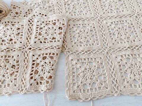 cotton レーシーブランケット*_f0348775_08221329.jpeg