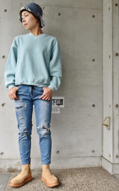 Sanca V NECK THORMAL L/S TEE_d0152280_03262409.jpg