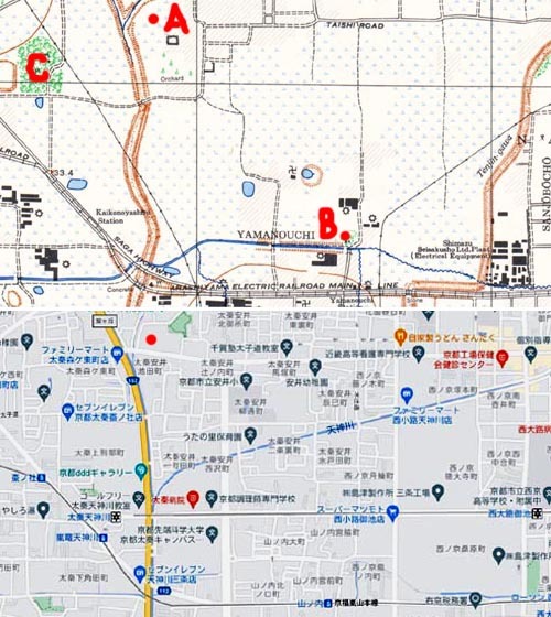 ●神社の造形―LIFE太秦店の駐車場内の神社_d0053294_23431496.jpg