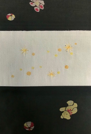 テディベア紬＋テディベア帯・小物で色々コーディネイト。_f0181251_19074472.jpg