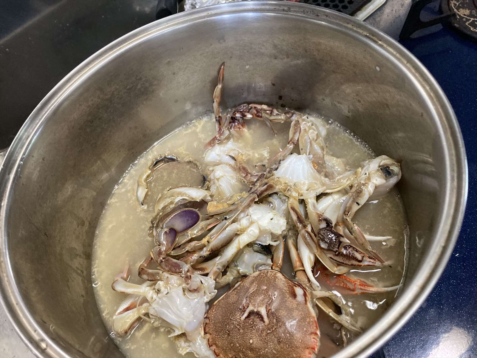 丸ガニの 味噌汁 化石部の父