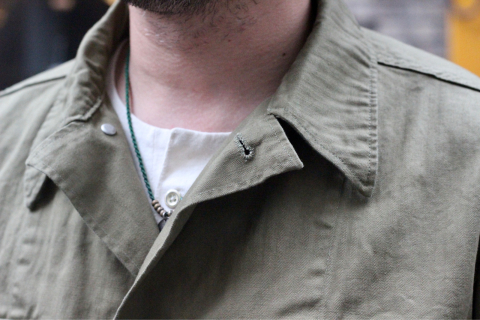 お値下✴︎orslow USMC V-NECK HBT JACKET