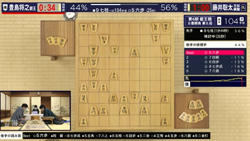叡王戦第五局、103手目☗9七桂に、絶句。_e0337777_10401969.png