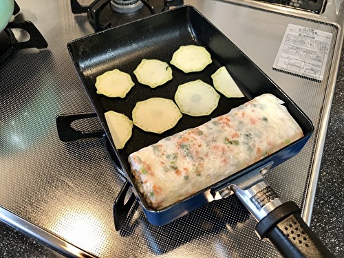 韓国で流行ってる らしい ズッキーニの卵焼き キムチ屋修行の道