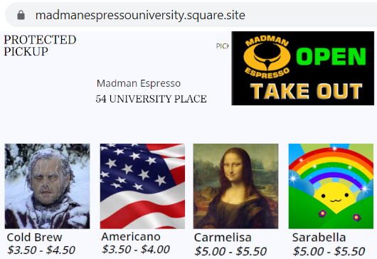 NYU学生街の雰囲気の良いカフェ、Madman Espresso（マッドマン・エスプレッソ）_b0007805_04415151.jpg
