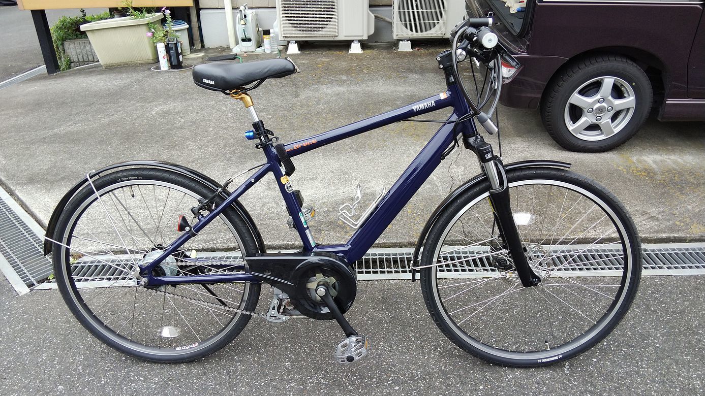 朝一サイクリングで８０００ｋｍ越えた(#^.^#)・・・YAMAHA PAS BRACE！　イイ自転車です♪_a0031821_11414833.jpg