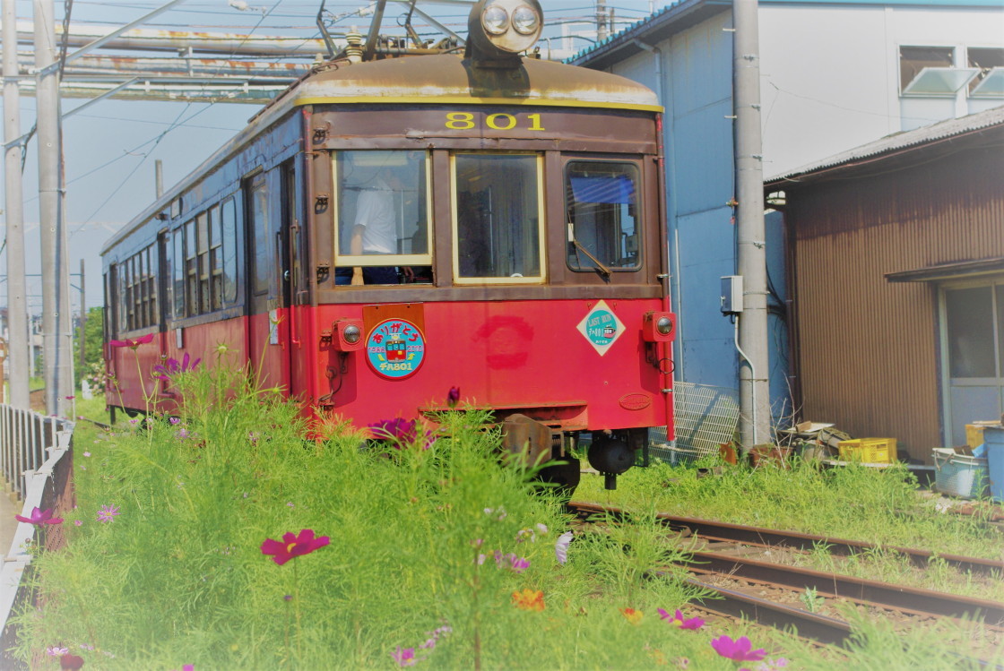 懐かしの銚子電鉄デハ801と仲ノ町車庫_a0385725_09152173.jpg