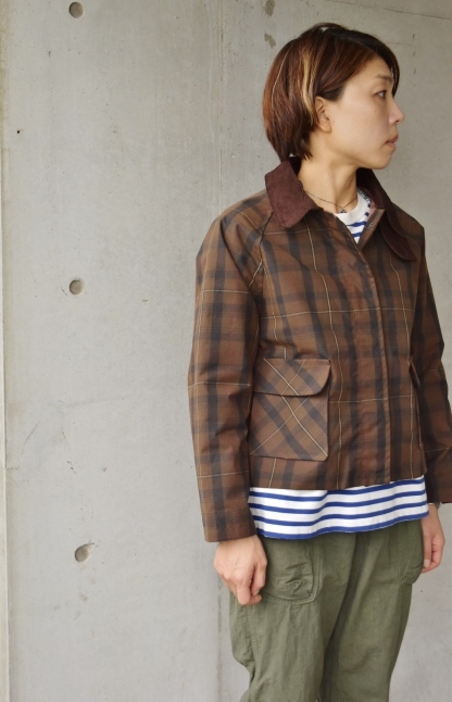 レディース SAGE DE CRET × UK WAX CLOTH SHORT JKT_d0152280_01234781.jpg