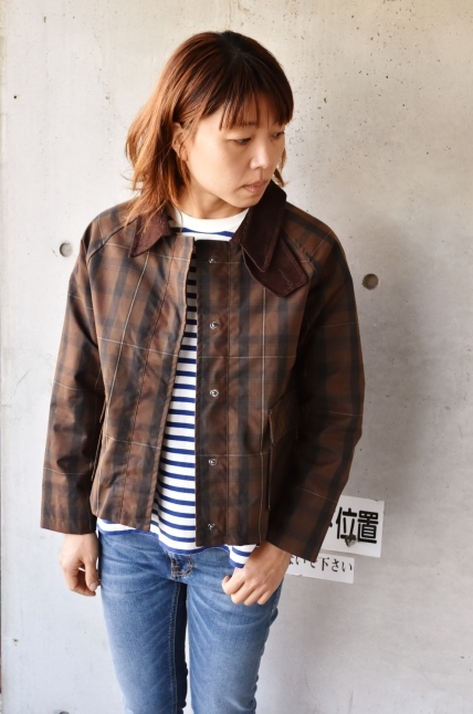 レディース SAGE DE CRET × UK WAX CLOTH SHORT JKT_d0152280_01252056.jpg