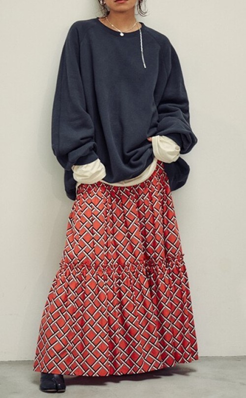 CREDONA クレドナ CREDONA / cdn刺繍ロゴスウェット : dimanche
