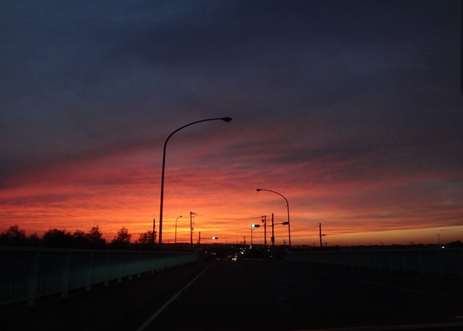 夕焼けの岩木山から、晴天の西海岸へ~♪_a0136293_15451876.jpg