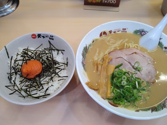 9/19 天下一品立川店 スープ定食¥1,000_b0042308_08050208.jpg