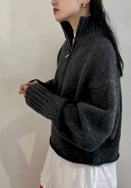 トゥデイフル TODAYFUL Wool Zip Knit : dimanche ディマンシュ NEWS ...