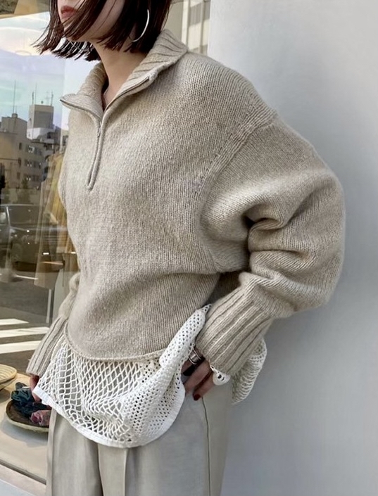 トゥデイフル TODAYFUL Wool Zip Knit : dimanche ディマンシュ NEWS ...