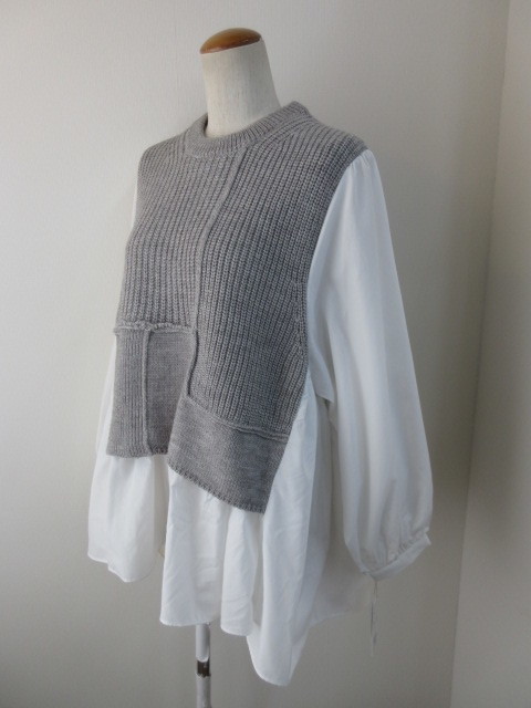 PASSIONE パシオーネ PASSIONE シャツ&ニット ドッキングTOPS