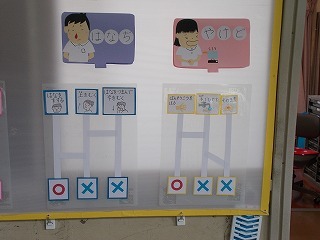 保健室前の掲示板_d0172404_15175141.jpg