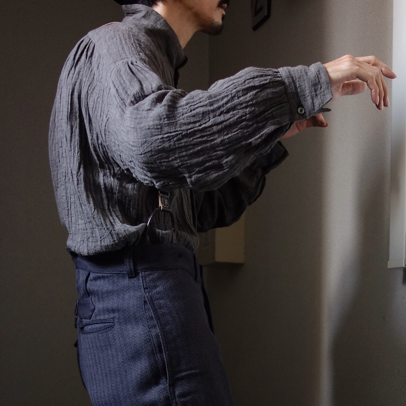 11月の製作 / frenchvictorians linenvoile shirt_e0130546_13483922.jpg