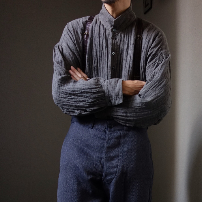 11月の製作 / frenchvictorians linenvoile shirt_e0130546_13492355.jpg