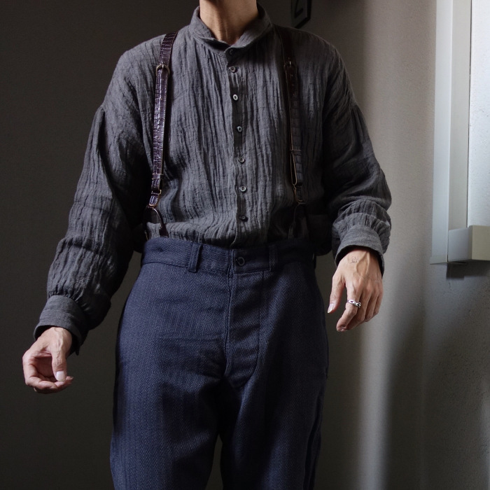11月の製作 / frenchvictorians linenvoile shirt_e0130546_13503623.jpg