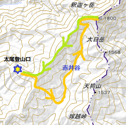 赤井谷から釈迦ヶ岳（大峰山脈）_a0286351_20290535.png