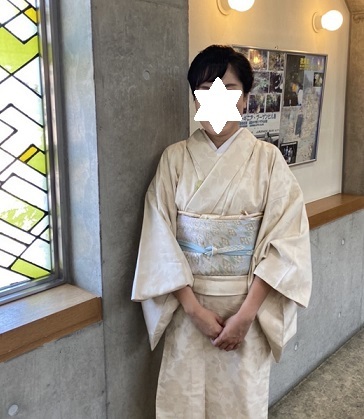お煎茶会の着物姿・単衣の御召に西陣まいづる袋帯。_f0181251_20065266.jpg