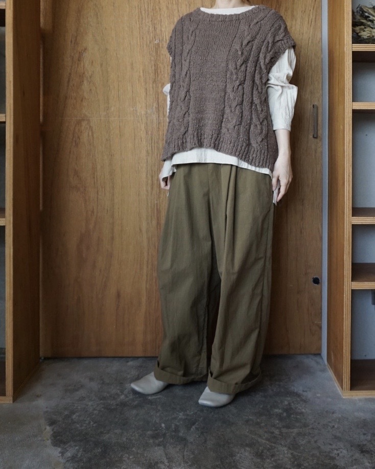 ikkuna suzuki takayuki knitted vest ニット-