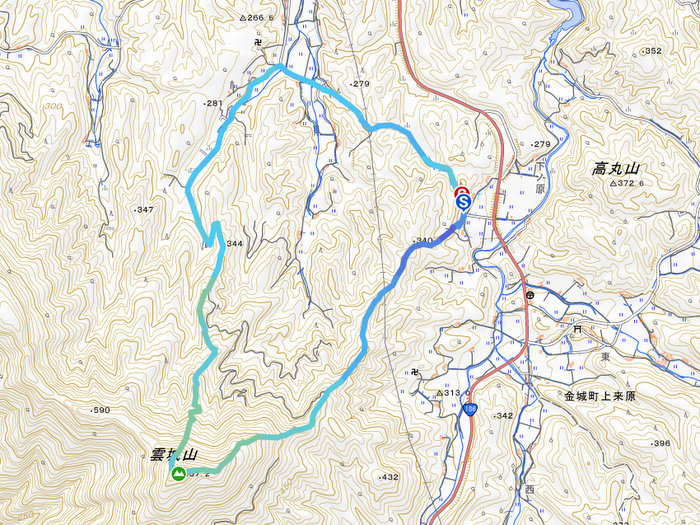雲城山登山（上来原登山口ー青原登山口周回）_c0116915_00515495.jpg