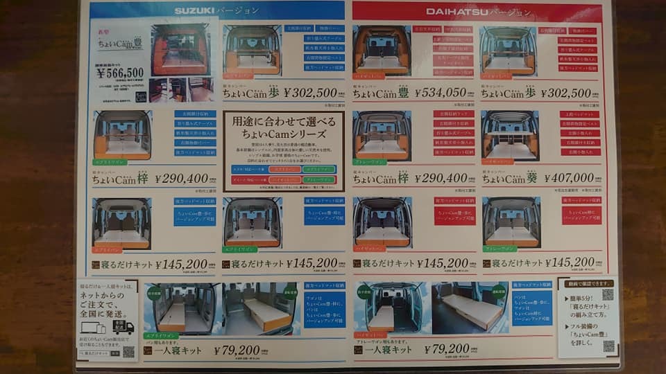 ちょいCamの展示車できました。　燕市　軽キャンパー_b0237229_18483568.jpg