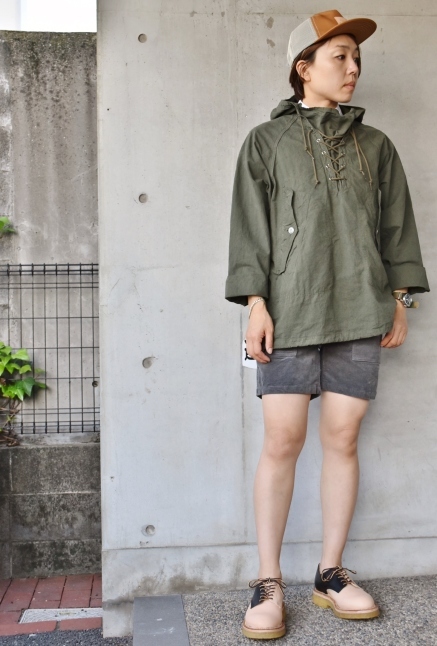 SAGE DE CRET × UNMARKED 40’s US NAVY DECK RAIN PARKA_d0152280_14014016.jpg
