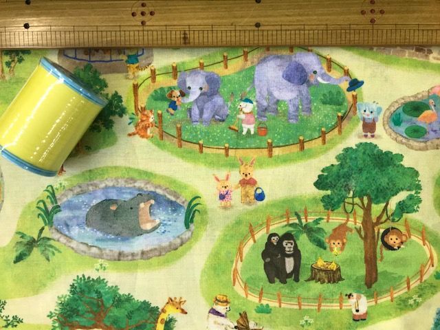 布「どうぶつの動物園は・・・。」ゆきえもん_d0156706_15340183.jpg