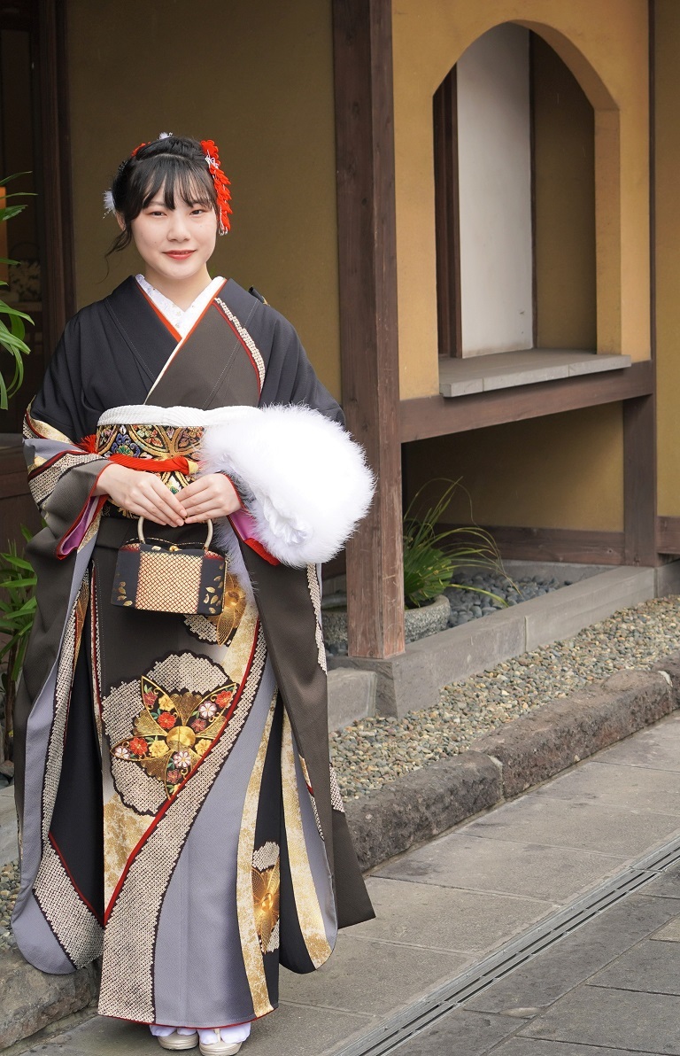 男性成人式前撮り☆　勇ましい羽織袴と姉妹のお振袖 ^^)_d0230676_10260758.jpg