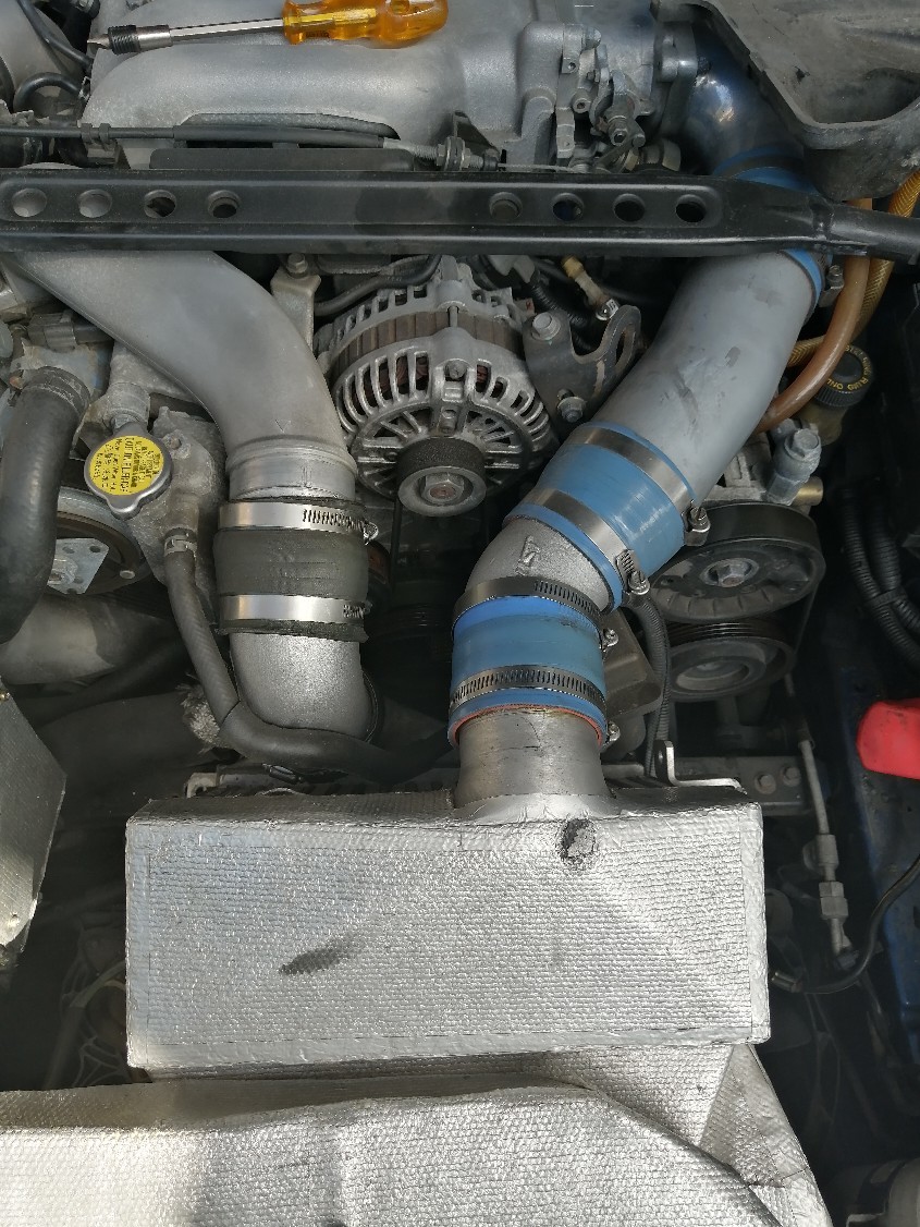 Fd3s インタークーラー内部洗浄 野郎の楽しみ
