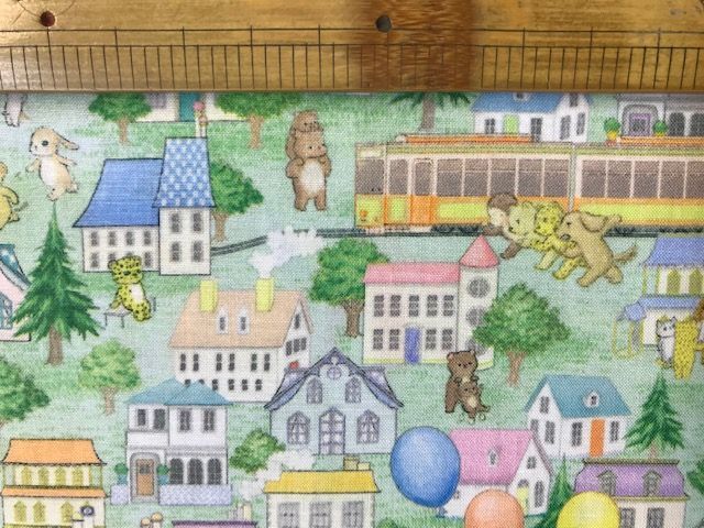 布「どうぶつの街にサーカスが来た」ユキエモン_d0156706_14235104.jpg