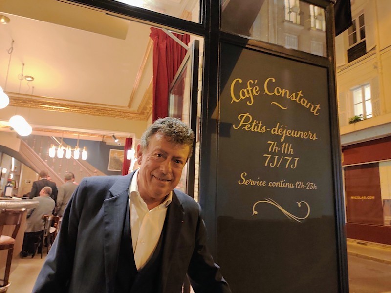 クリスチャン・コンスタンの引退＠カフェ・コンスタン（パリ７区）Christian Constant au Cafe Constant Paris 7eme_d0401997_03472783.jpg