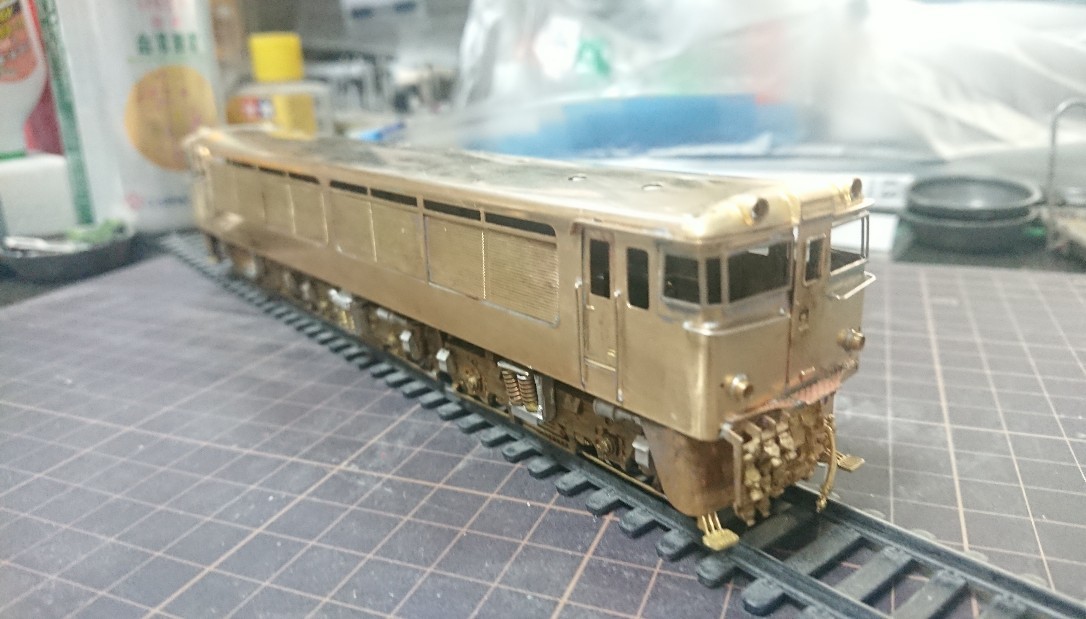 店名ひかり模型ＥＦ６３キット組み 機関車