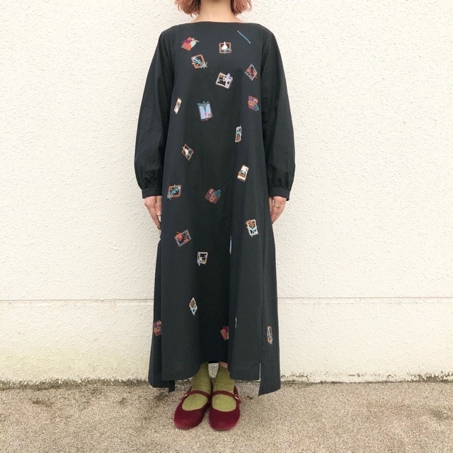 l'atelier du savon〙C/切手とえんぴつ刺繍シリーズ : l'atelier