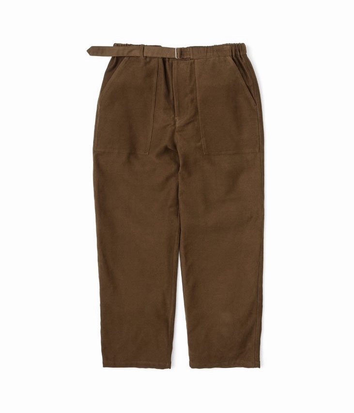 Graphpaper High Density Moleskin Belted Baker Pants : TRUNK