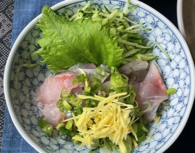鯵と松茸の豪華なランチ定食 やせっぽちソプラノのキッチン２