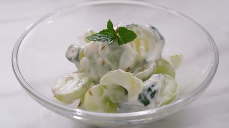 シャインマスカットと緑野菜のクミンヨーグルトサラダ_d0377645_23124450.jpg