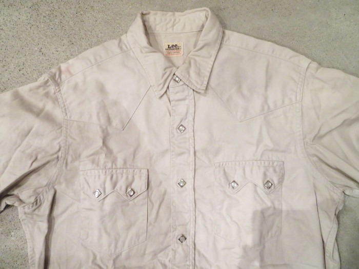 60's Lee WESTERNER Western Shirts 60s ウエスターナー シャツ 60's Lee WESTERNER Western Shirts 60s ウエスターナー シャツ