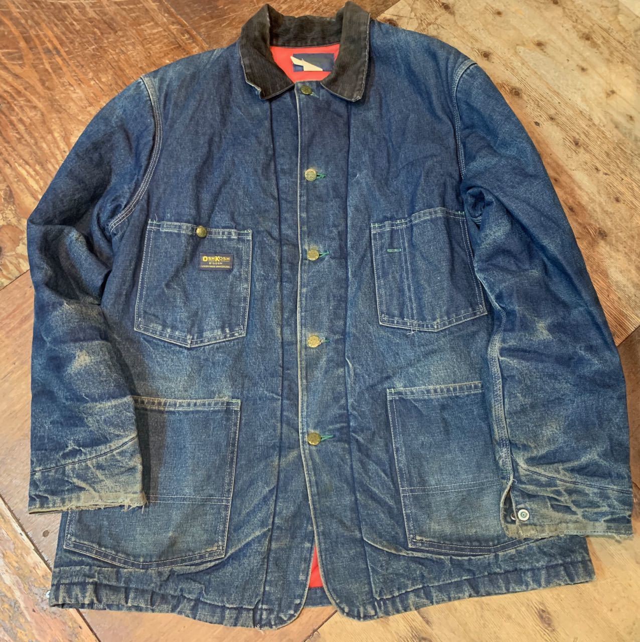 再×14入荷 50s OshKosh B'gosh ビンテージ デニム カバーオール