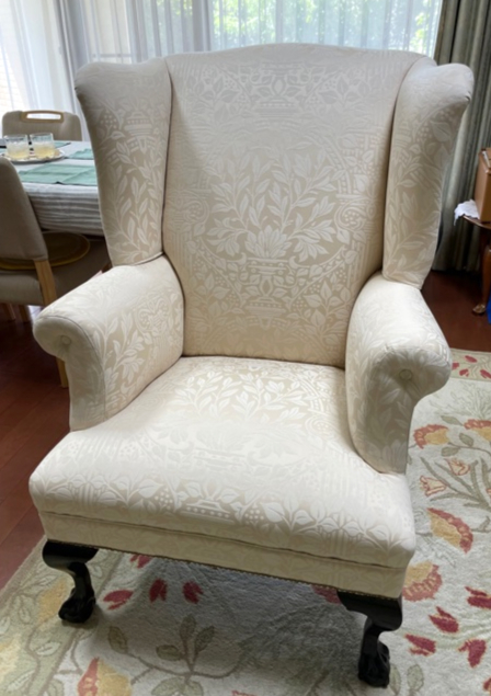 『モリス』の椅子張り生地『ガーデンクラフト』で１人掛けソファを張り替えました　by interior styling of bright_c0157866_19284971.jpg
